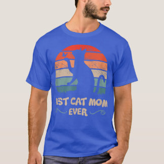 T-shirt Meilleur Chat Maman Jamais Mère Aime Les Chats 
