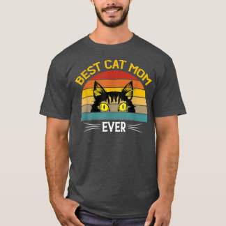 T-shirt Meilleur Chat Maman Jamais Vintage Drôle Chat Mama