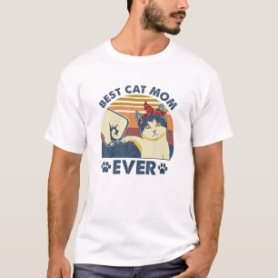 T-shirt Meilleur Chat Maman toujours mignonne Fête des Mèr