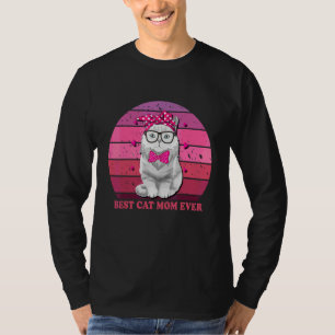 T-shirt Meilleur Chat Maman toujours mignonne pour Chat Ma