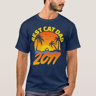 T-shirt Meilleur Chat Papa 2011 Cadeaux de Fête des pères 