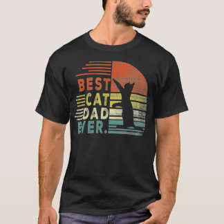 T-shirt Meilleur chat papa de tous les hommes Cadeaux de c