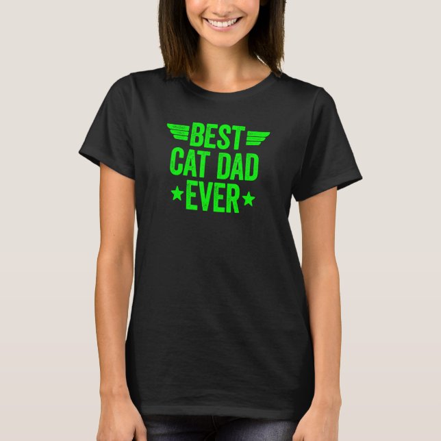 T-shirt Meilleur Chat Papa Ever 8 (Devant)