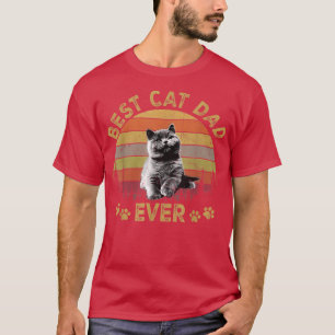 T-shirt Meilleur Chat Papa EverDrôle Chat Papa Fête du Pèr
