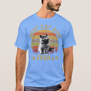 T-shirt Meilleur Chat Papa EverDrôle Chat Papa Fête du Pèr
