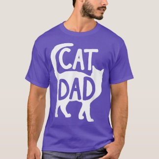 T-shirt Meilleur Chat Papa Fête des pères Hommes Kitty Cad