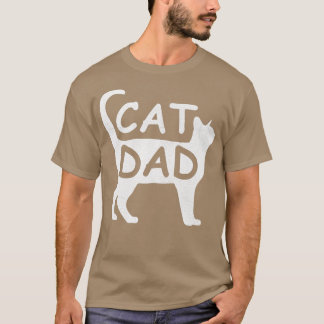 T-shirt Meilleur Chat Papa Fête des pères Hommes Kitty Dad