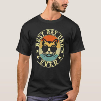 T-shirt Meilleur Chat Papa Fête des pères Hommes Papa Papa