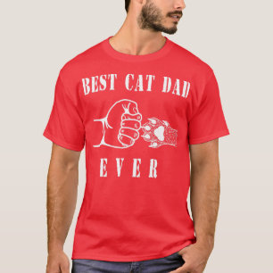 T-shirt Meilleur Chat Papa Jamais Bester Chats Papa Vintag
