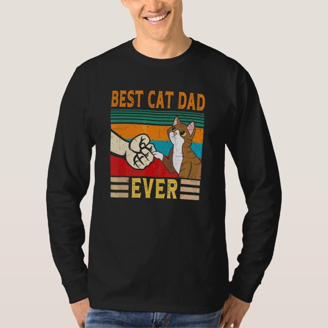 T-shirt Meilleur Chat Papa Jamais Chat Papa 1 (Devant)