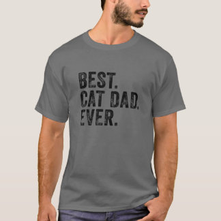 T-shirt Meilleur chat papa Jamais Chat papa Amoureux des c