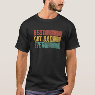 T-shirt Meilleur chat papa Jamais Chat papa Amoureux des c