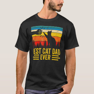 T-shirt Meilleur Chat Papa Jamais Chat Papa Fête du Père V