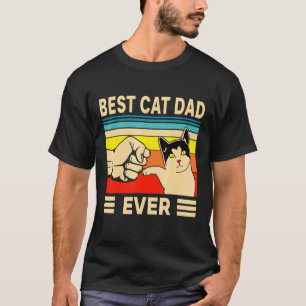 T-shirt Meilleur Chat Papa Jamais Chat Papa Père Père S Jo
