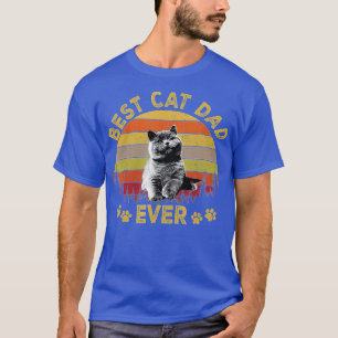 T-shirt Meilleur Chat Papa Jamais Drôle Chat Daddy Père Jo