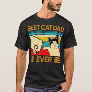 T-shirt Meilleur Chat Papa Jamais Drôle Chat Papa Fête du 