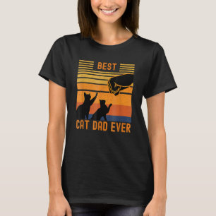 T-shirt Meilleur Chat Papa Jamais Fist Bump Pour Fourrure