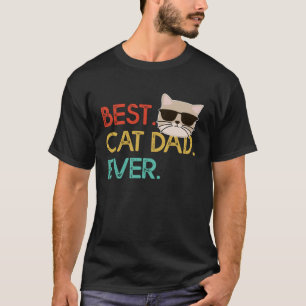 T-shirt Meilleur Chat Papa Jamais Grand Chat Papa Chat
