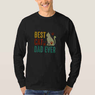 T-shirt Meilleur Chat Papa Joyeux Fête des pères