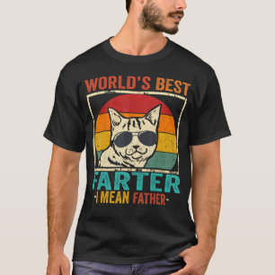 T-shirt Meilleur Chat Papa Meilleur Meilleur Farter du mon