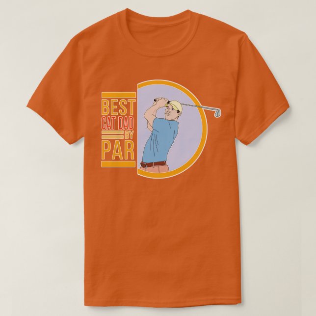 T-shirt Meilleur Chat Papa Par (Design devant)