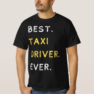 T-shirt Meilleur chauffeur de taxi jamais