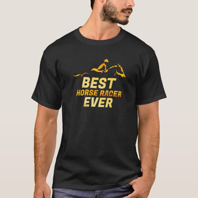 T-shirt Meilleur Cheval de Course Jamais Chevaux Course Co (Devant)