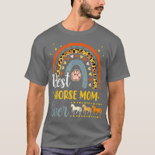 T-shirt Meilleur Cheval Maman Jamais Amoureux des animaux