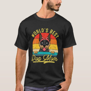 T-shirt Meilleur chien de bétail australien au monde Maman