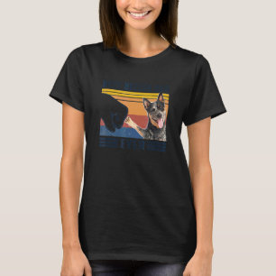 T-shirt Meilleur chien de bétail australien père jamais ch