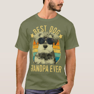 T-shirt Meilleur Chien Grand-Père Jamais Schnauzer Miniat