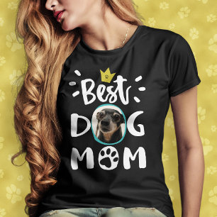T-shirt Meilleur Chien Maman Animal de compagnie Photo Emp