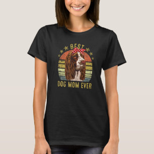 T-shirt Meilleur Chien Maman Jamais Anglais Springer Espag