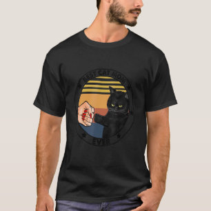 T-shirt Meilleur Chien Maman Jamais Rétro Vintage Chat Noi