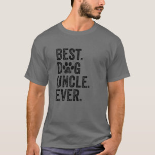 T-shirt Meilleur chien oncle jamais drôle Fête des pères V