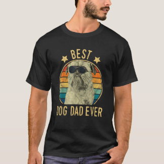 T-shirt Meilleur Chien Papa Ever Bruxelles Griffon Père Fê