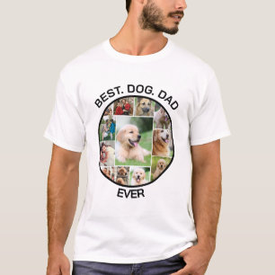 T-shirt Meilleur Chien Papa Ever - Personnalisé Mignonne A