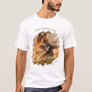 T-shirt Meilleur Chien Papa Jamais Amusant Personnalisé An