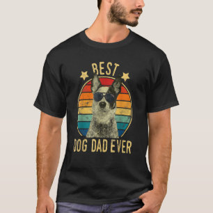 T-shirt Meilleur Chien Papa Jamais Australian Chien De Bat
