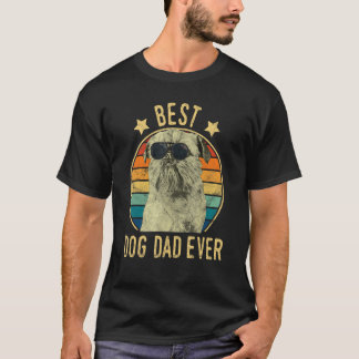 T-shirt Meilleur Chien Papa Jamais Bruxelles Griffon Fête