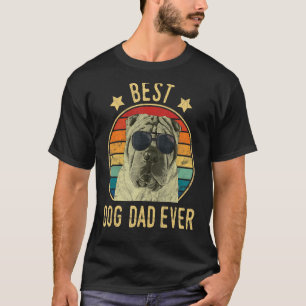 T-shirt Meilleur Chien Papa Jamais Chinois Shar Pei Fête d