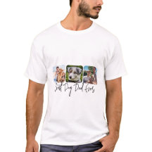 Meilleur Chien Papa Jamais - Collage Personnalisé 