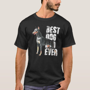 T-shirt Meilleur Chien Papa Jamais Doberman Pinscher Chien