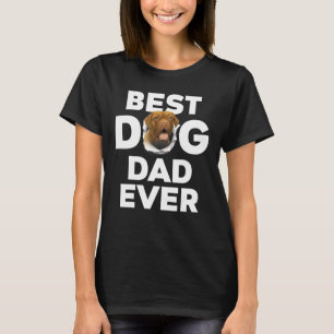 T-shirt Meilleur Chien Papa Jamais Dogue De Bordeaux