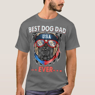T-shirt Meilleur Chien Papa Jamais Drôle Chien Daddy Lover