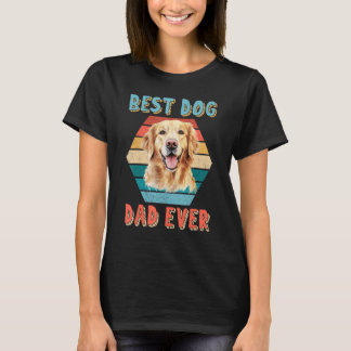 T-shirt Meilleur Chien Papa Jamais Golden Retriever Pères