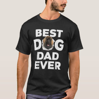 T-shirt Meilleur Chien Papa Jamais Leonberger Amateurs