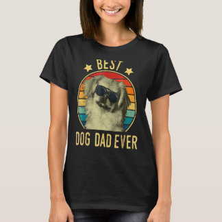 T-shirt Meilleur Chien Papa Jamais Pekingese Fête des père