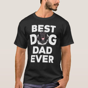 T-shirt Meilleur Chien Papa Jamais Plat Retriever