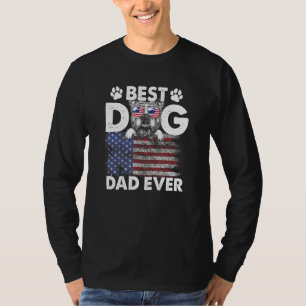 T-shirt Meilleur Chien Papa Jour Chien Français Chien Chie